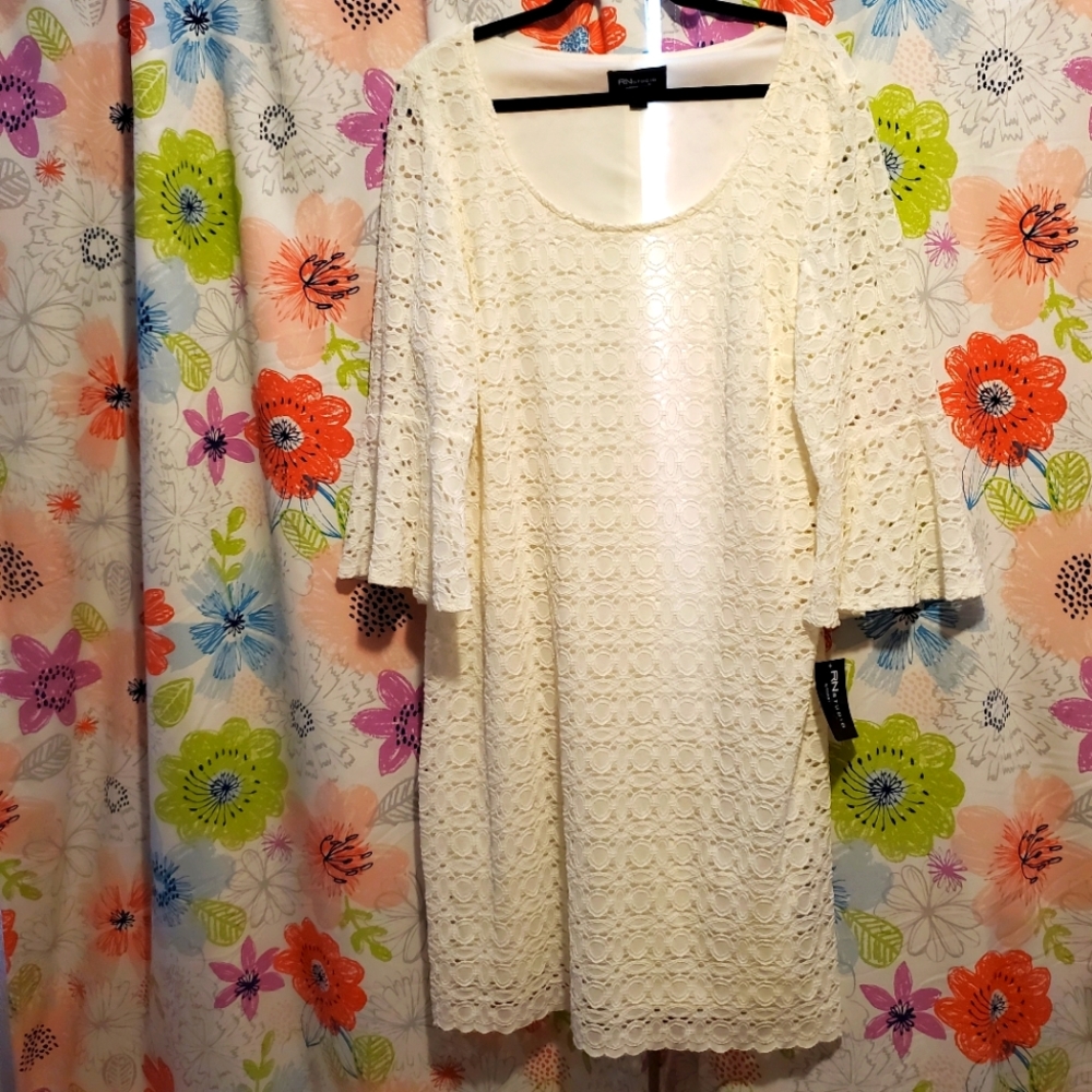 RN Studios Lace Ivory Dress